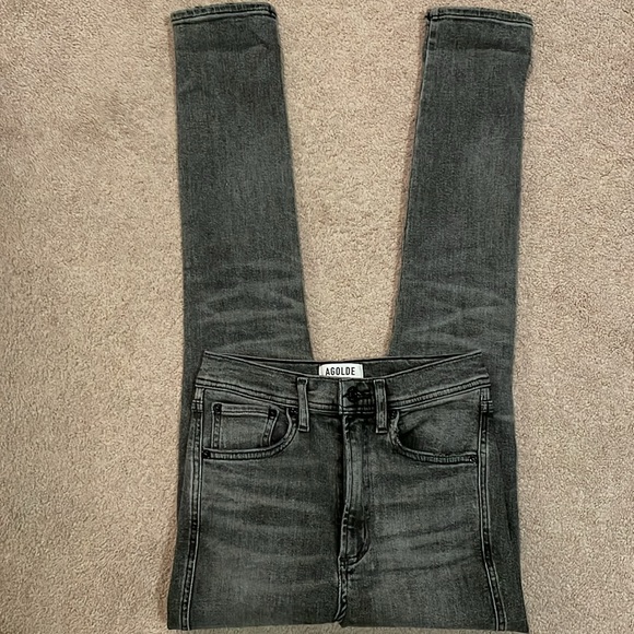 Agolde Roxanne Super High-Rise Skinny Jeans - Picture 2 of 7